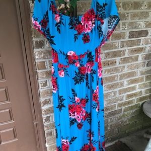 NWOT  DuJour summer dress Lg